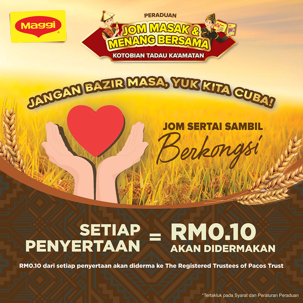 This Kaamatan, join MAGGI® in supporting the indigenous community in Sabah
