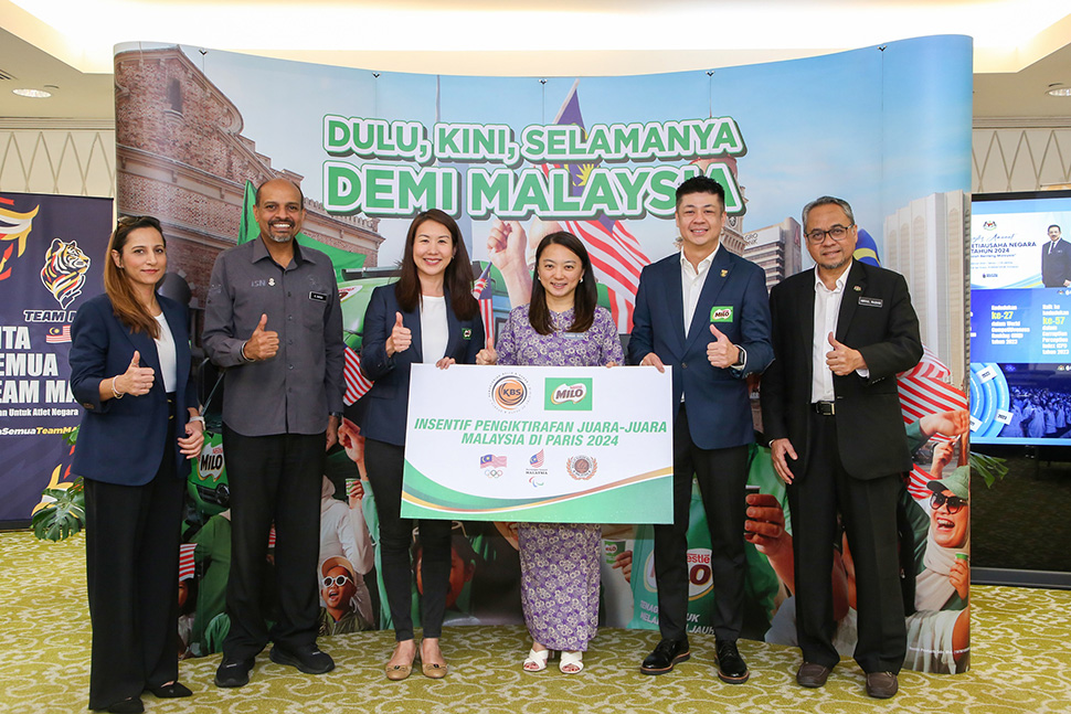 MILO® presenting a contribution for Malaysia's Olympic and Paralympic heroes