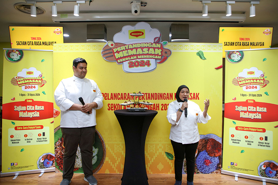 Chef cooking Malaysian fusion dishes