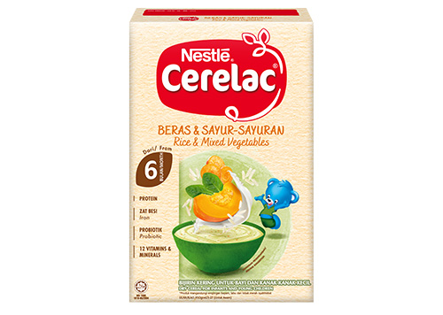 CERELAC Infant Cereal Rice & Mixed Vegetables CERELAC Infant Cereal Rice & Mixed Vegetables