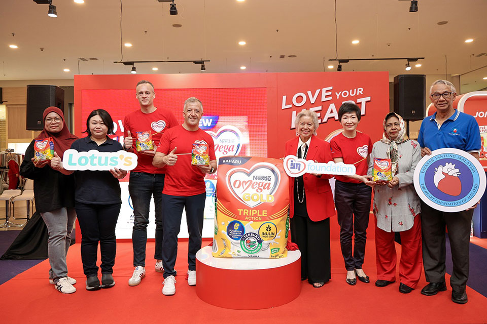 launch of NESTLÉ OMEGA GOLD
