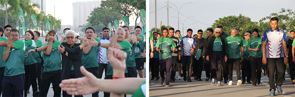MILO representatives participate in the MILO Breakfast Run
