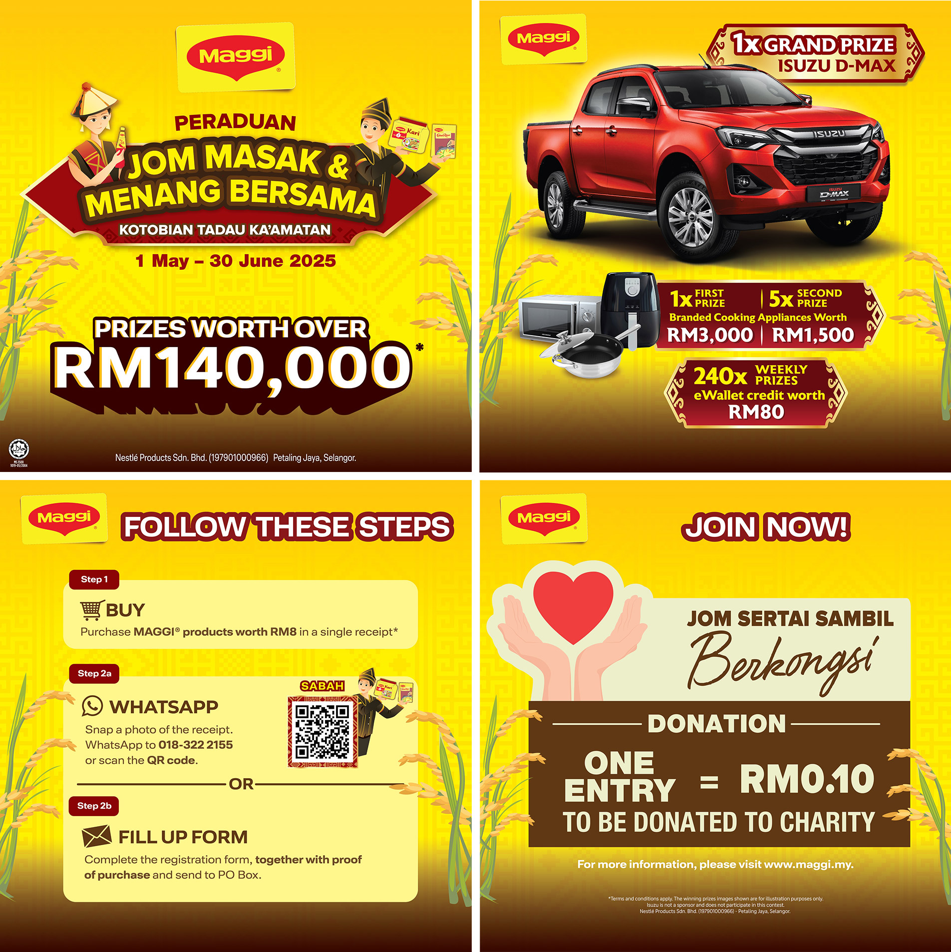 Peraduan Jom Masak dan Menang Bersama