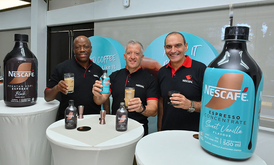 Unveiling the NESCAFÉ Espresso Black and Sweet Vanilla product variants, produced at the Nestlé Sri Muda Factory