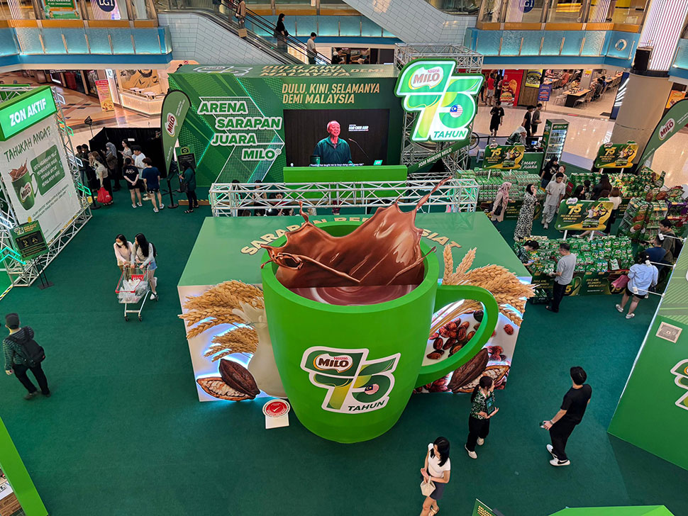 MILO® celebrates its 75th Anniversary Concourse: Arena Sarapan Juara at Sunway Pyramid