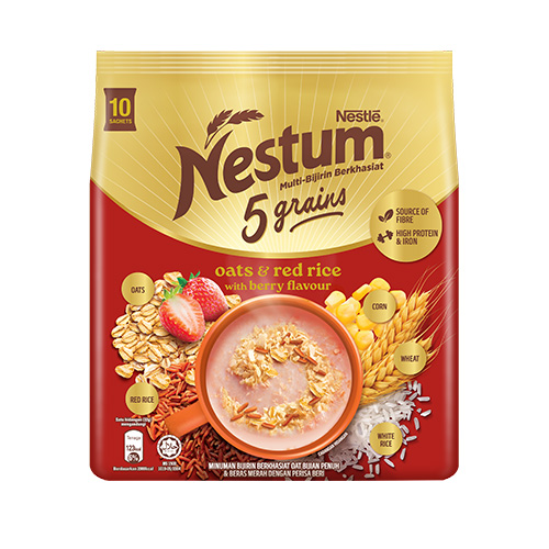 NESTUM 5 Grains Oats & Red Rice with Berry Flavour
