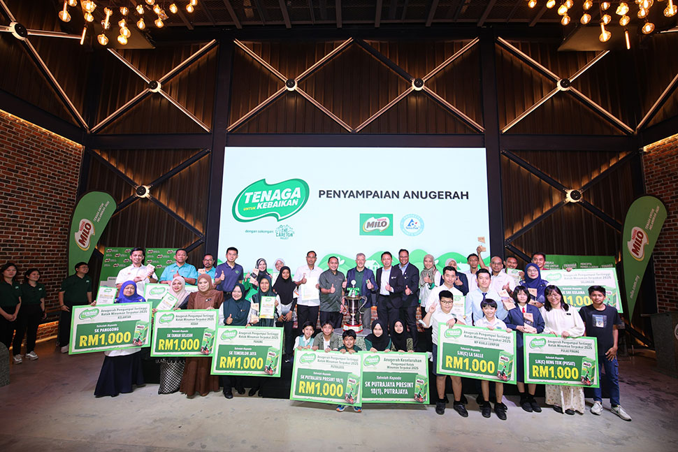 The MILO Energy for Good award recognition ceremony celebrating schools and students