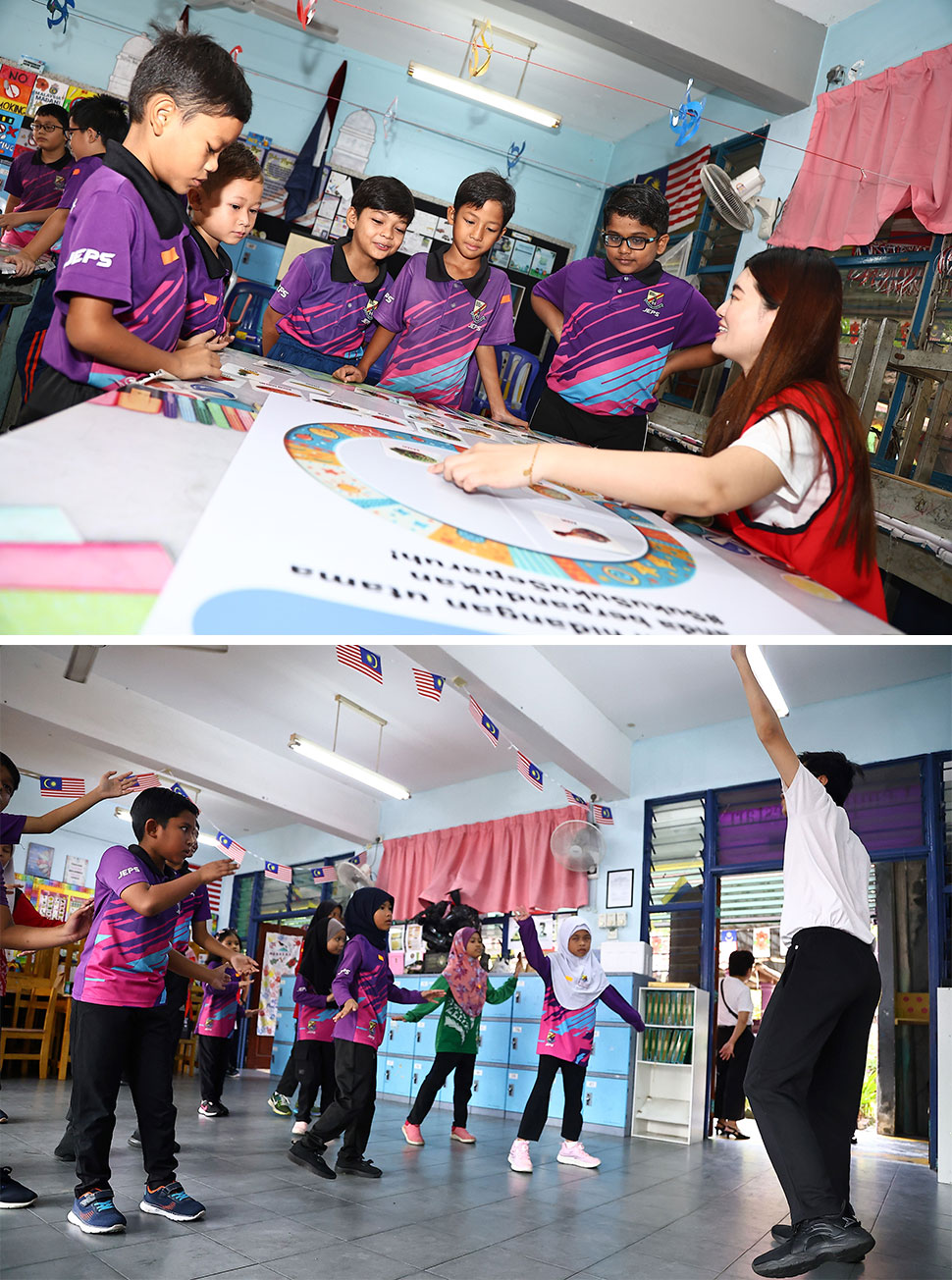 Children taking part in fun N4HK activities