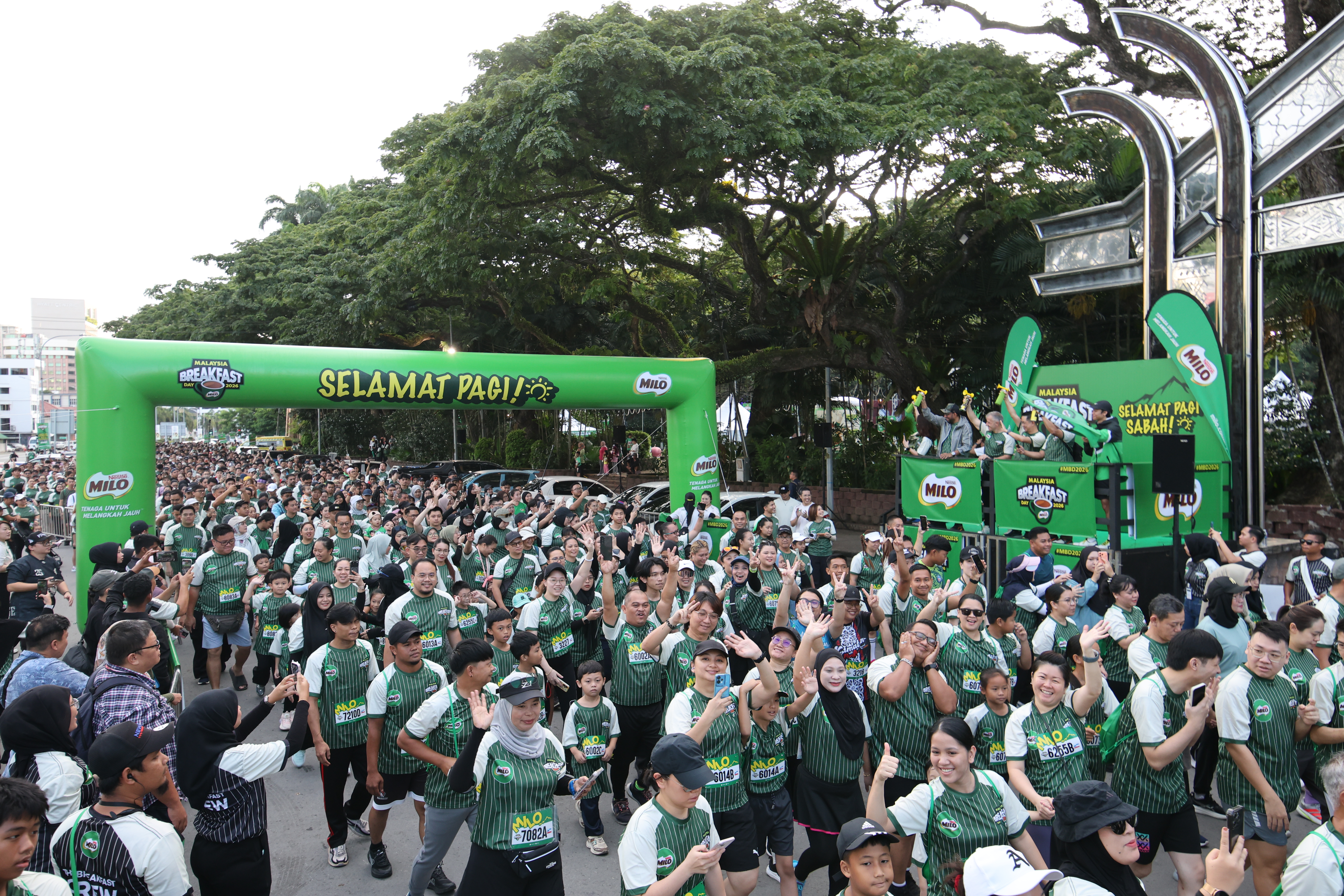 A great Sunday morning for the Sabah community