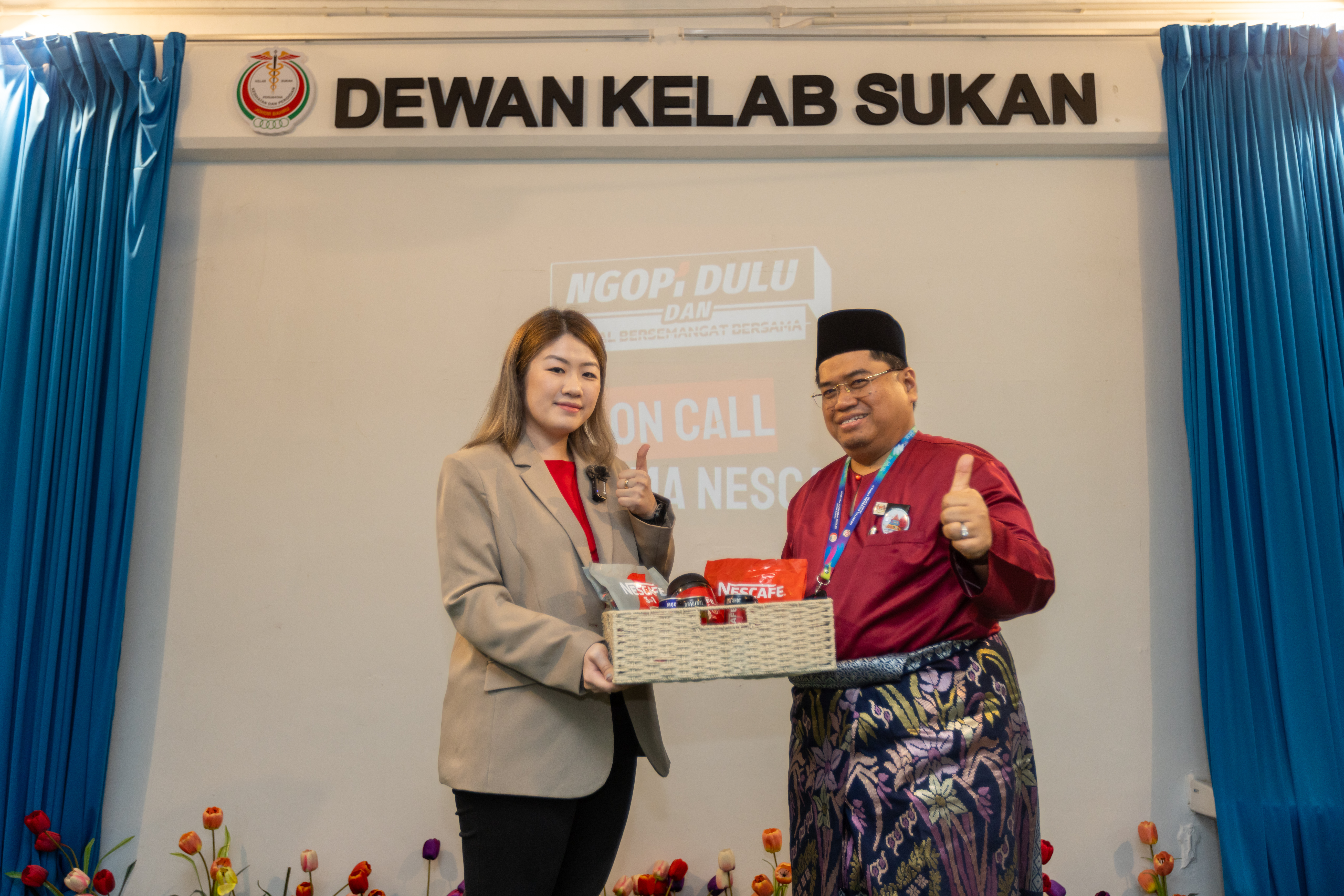The “NESCAFÉ Dulu & Kekal Bersemangat Bersama” event kicked off at Hospital Sultanah Aminah in Johor Bahru in solidarity with