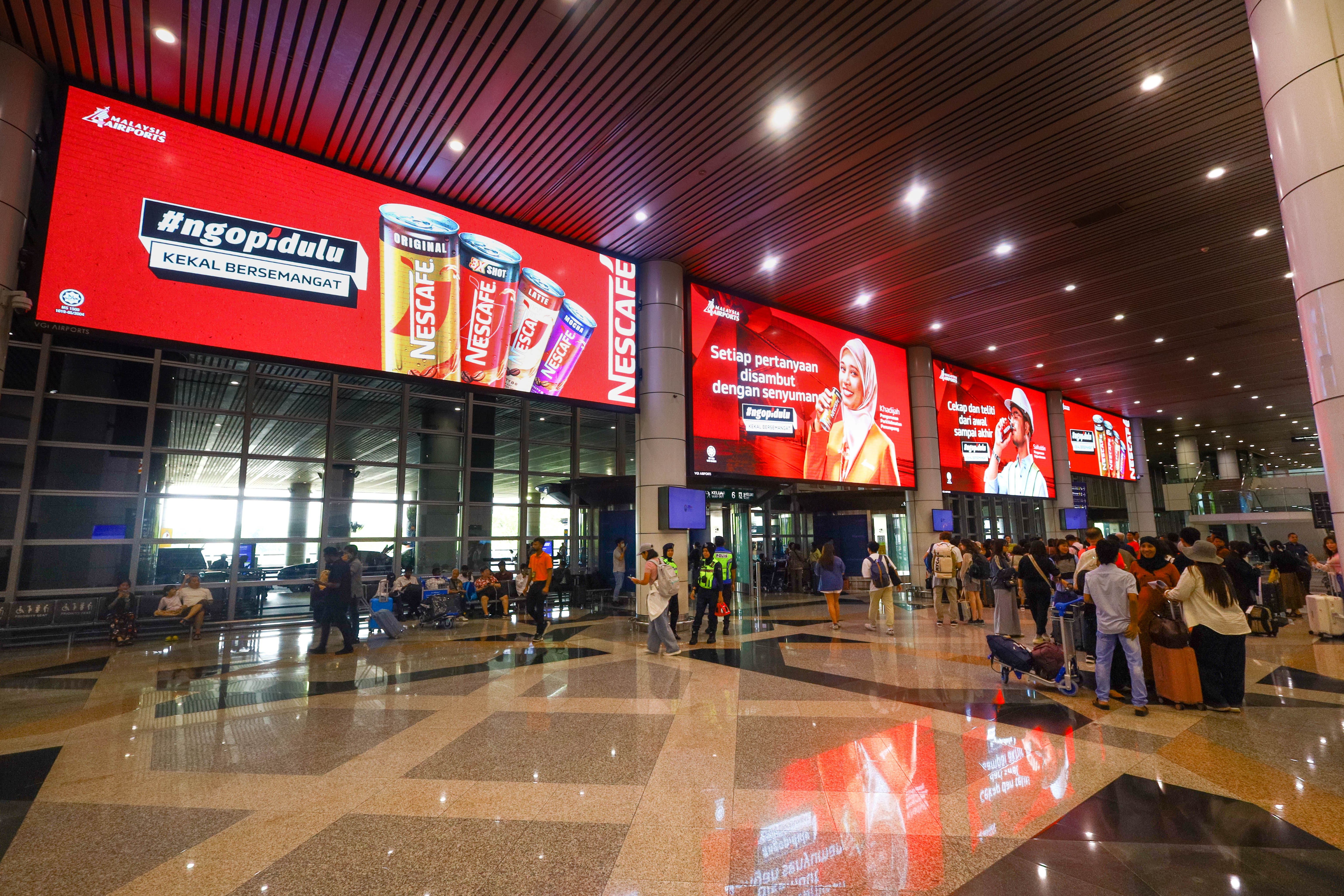 airport staff on Labour Day