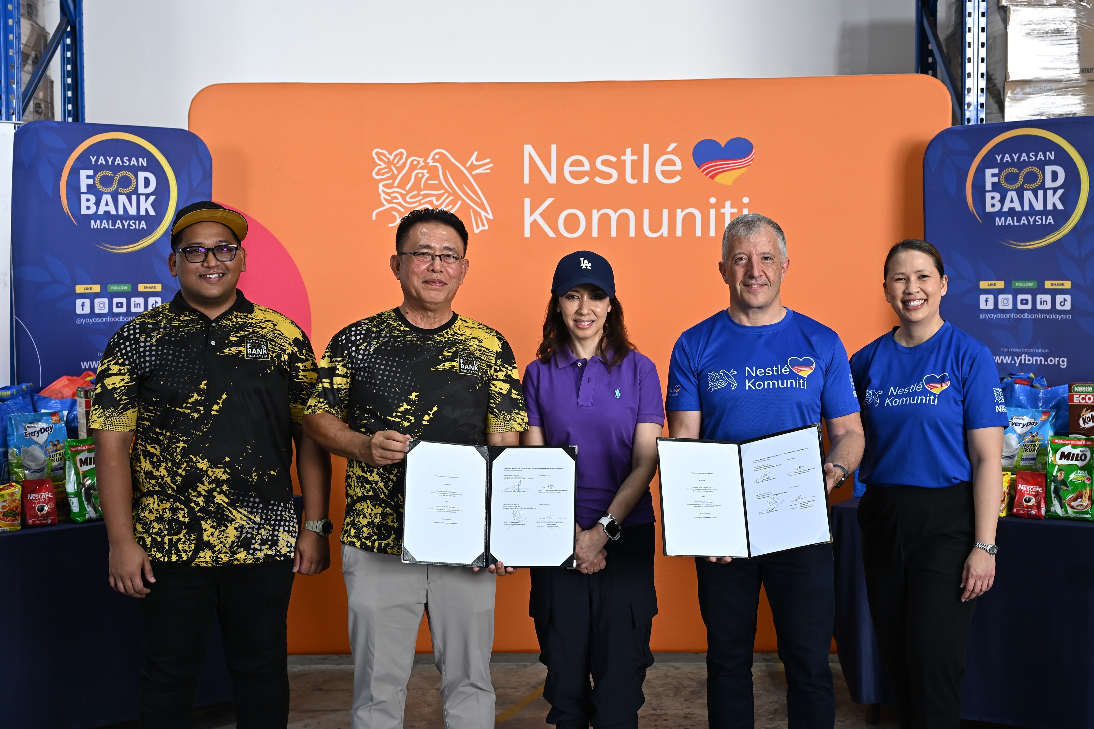 Nestlé Malaysia and YFBM to strengthen food redistribution efforts and support vulnerable communities across Malaysia.