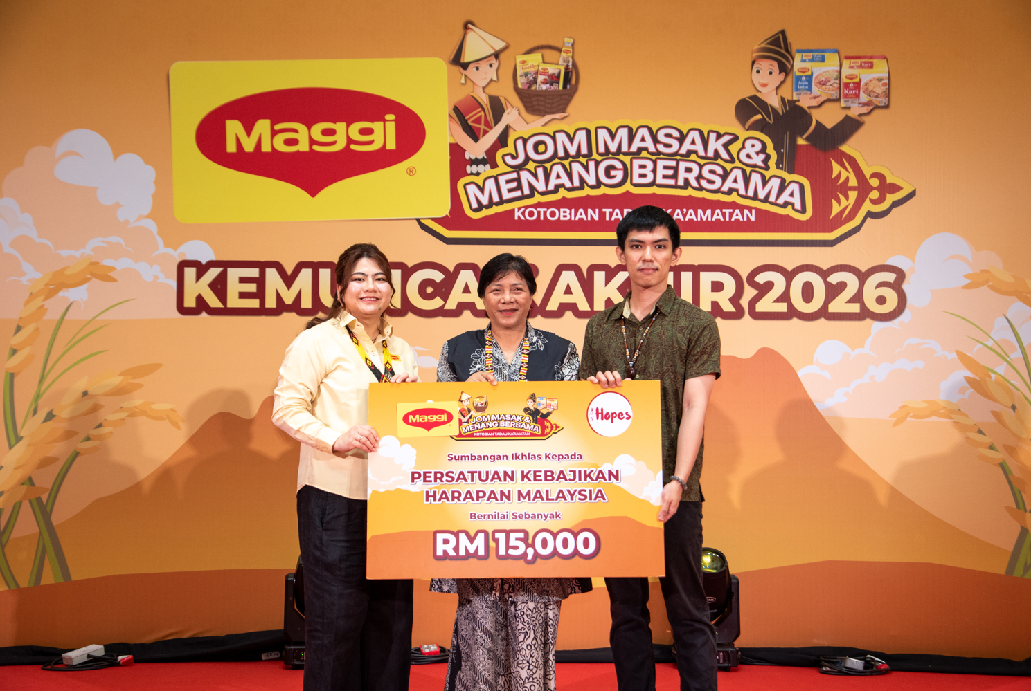 MAGGI® Crowns Jom Masak & Menang Bersama Grand Prize Winner and Continues To Support for Sabah’s Communities