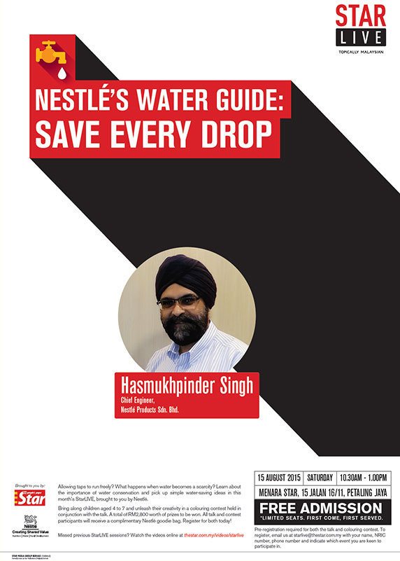 Nestlé Water Guide: Save Every Drop