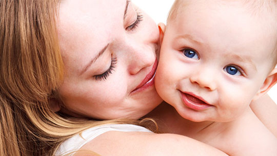 mother with baby