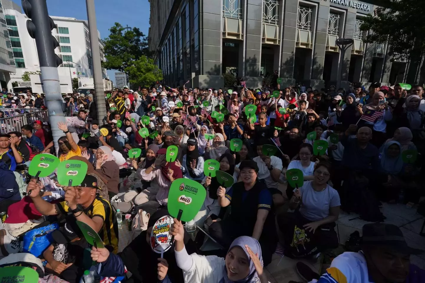 Thousands of Malaysians came to celebrate Merdeka