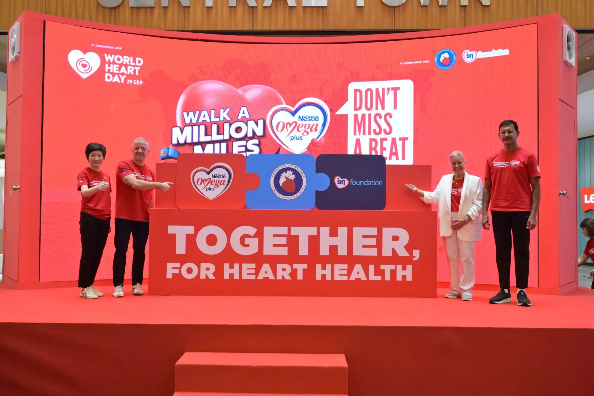 Nestlé® Omega Plus Walk A Million Miles 2026 Official Launch