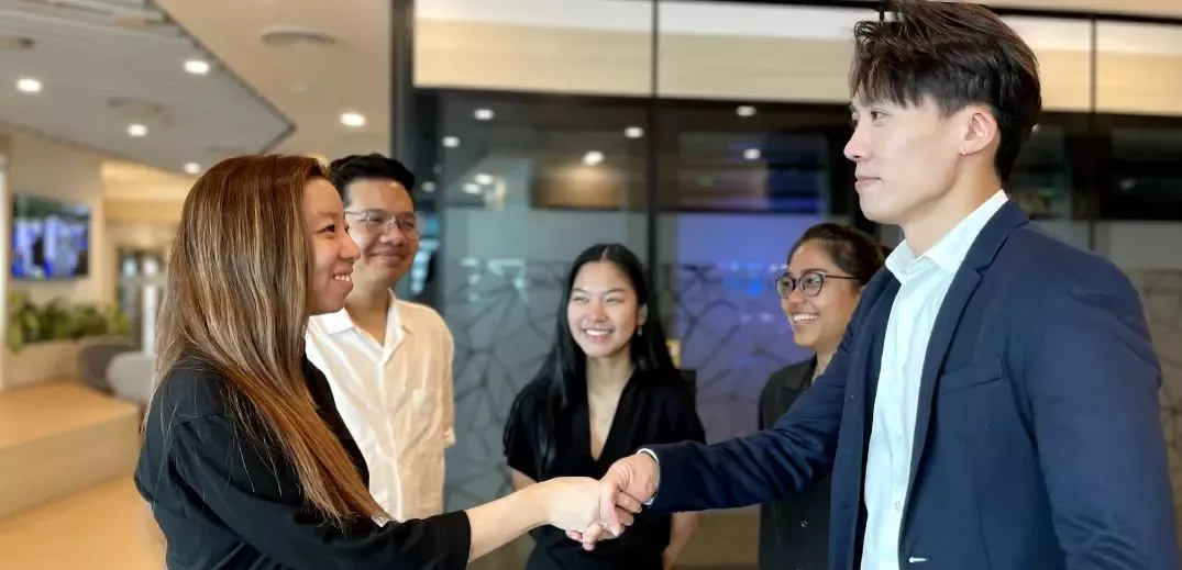 meeting colleagues